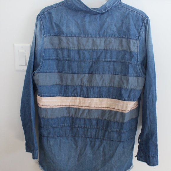 Denim Button Up - Picture 2 of 3